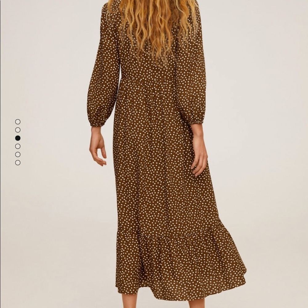 Mango polka dot midi/maxi dress - Picture 3 of 9
